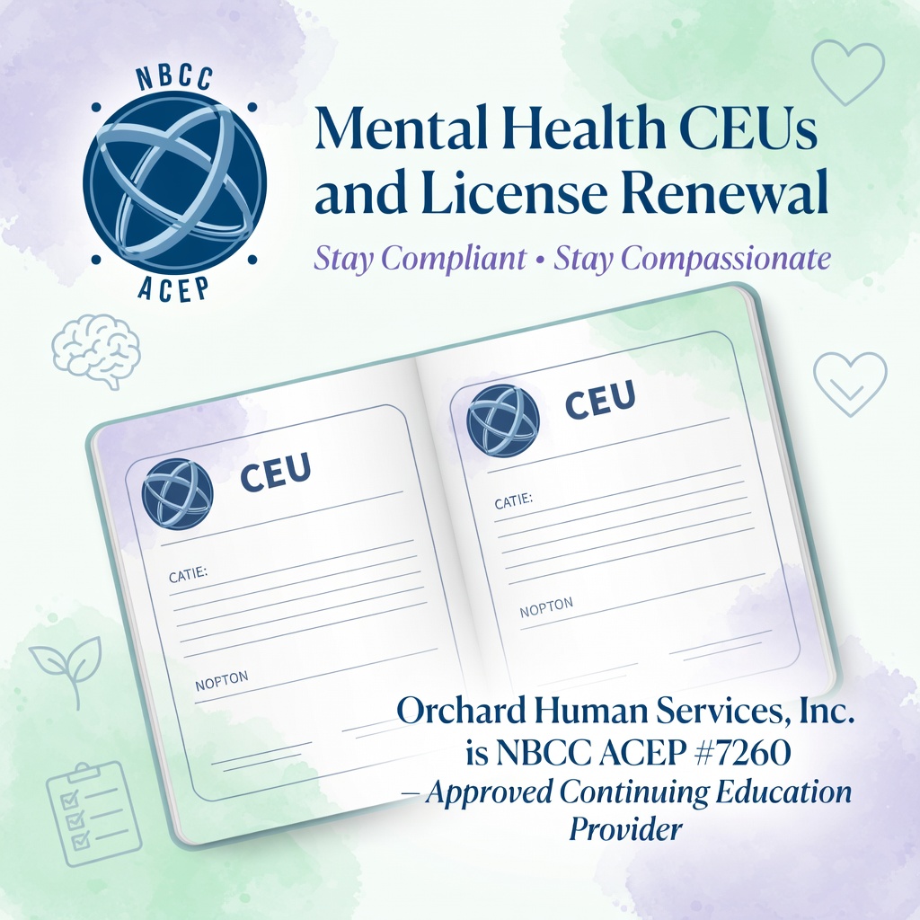 CE Calendar — NBCC Continuing Education Schedule