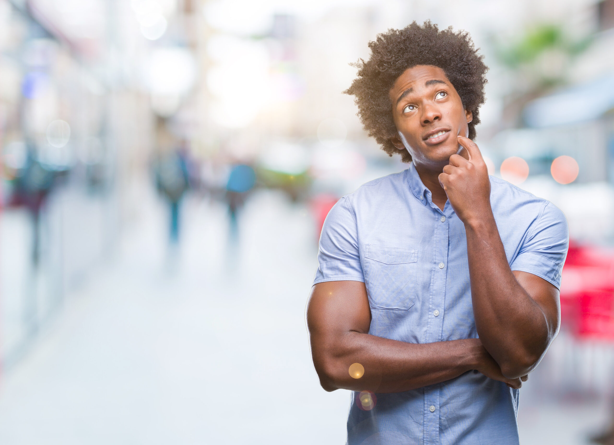 Thoughtful adult considering ADHD evaluation and next steps — accessing qualified professional assessment for attention deficit hyperactivity disorder